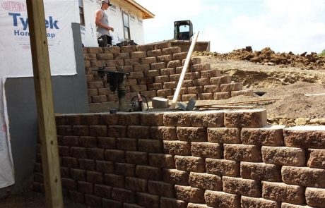 The Building of a Retaining Wall