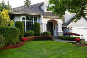 Beautiful residential landscaping in Eden Prairie