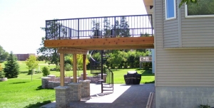Caola Landscape Services builds decks and fences for your home or business.