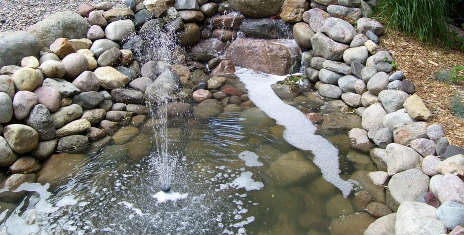Caola Landscaping builds ponds & waterfalls for your home or business